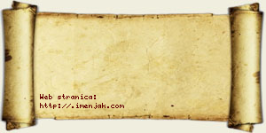 Klaudija Veljković vizit kartica